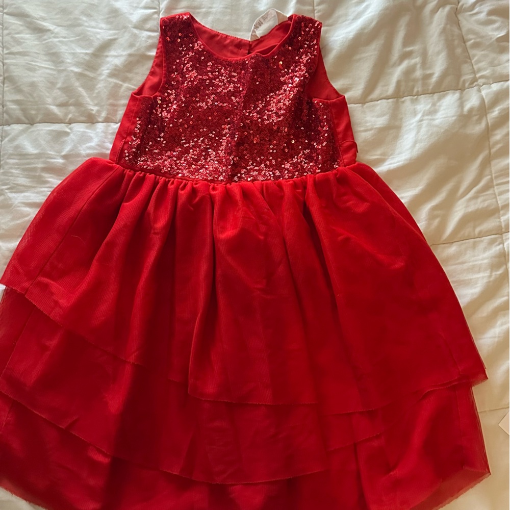 H&M Red Sequin Kids Formal Dress